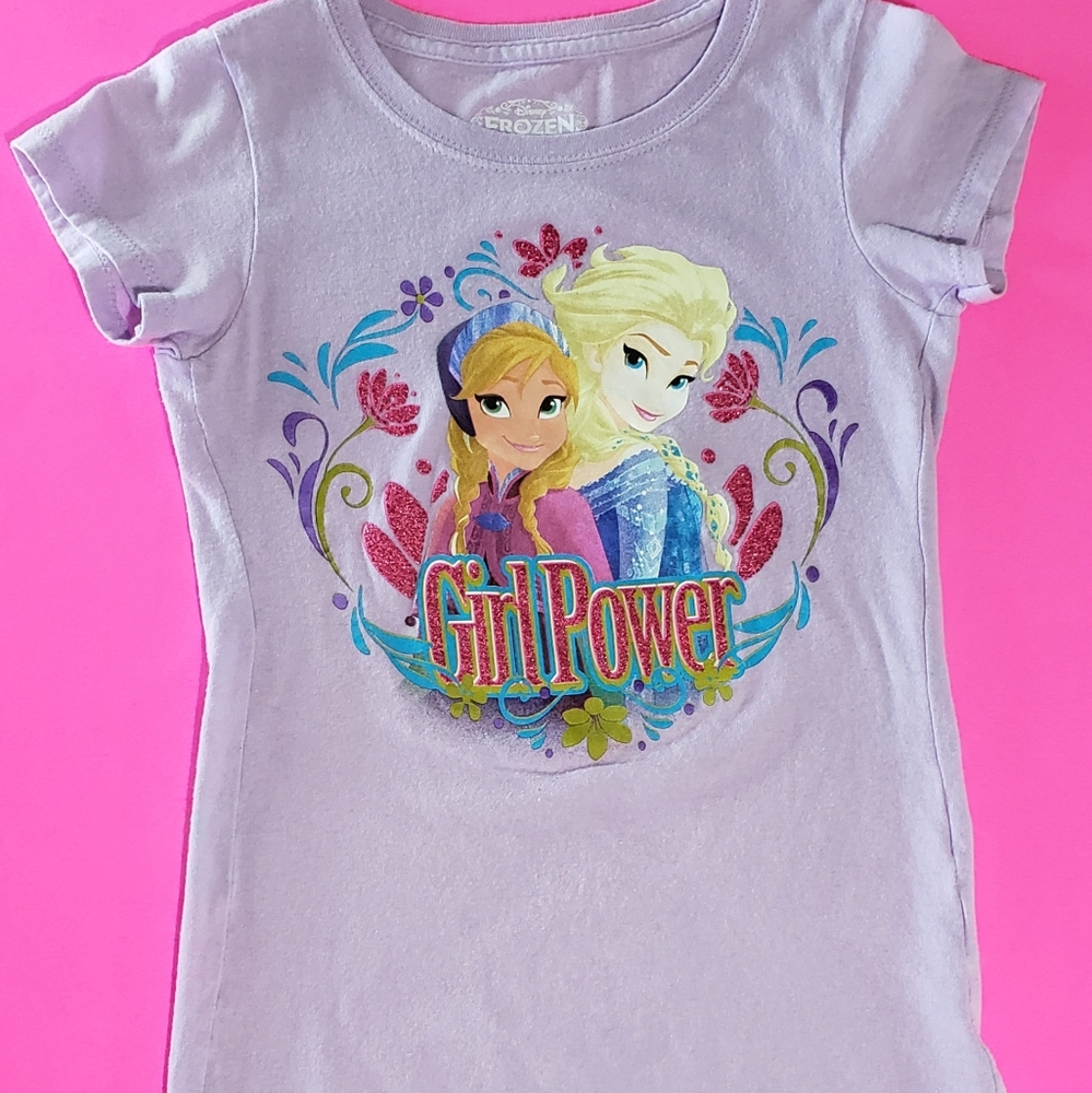 Disney Frozen Elsa & Anna Girl Power Shirt